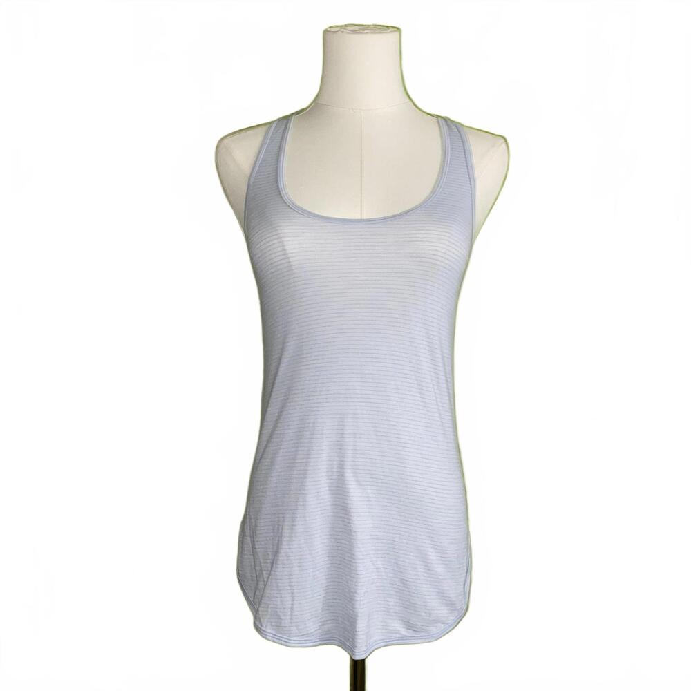 Lululemon Racerback Tank S Light Blue Y2K Athleisure Minimal Clean Aesthetic